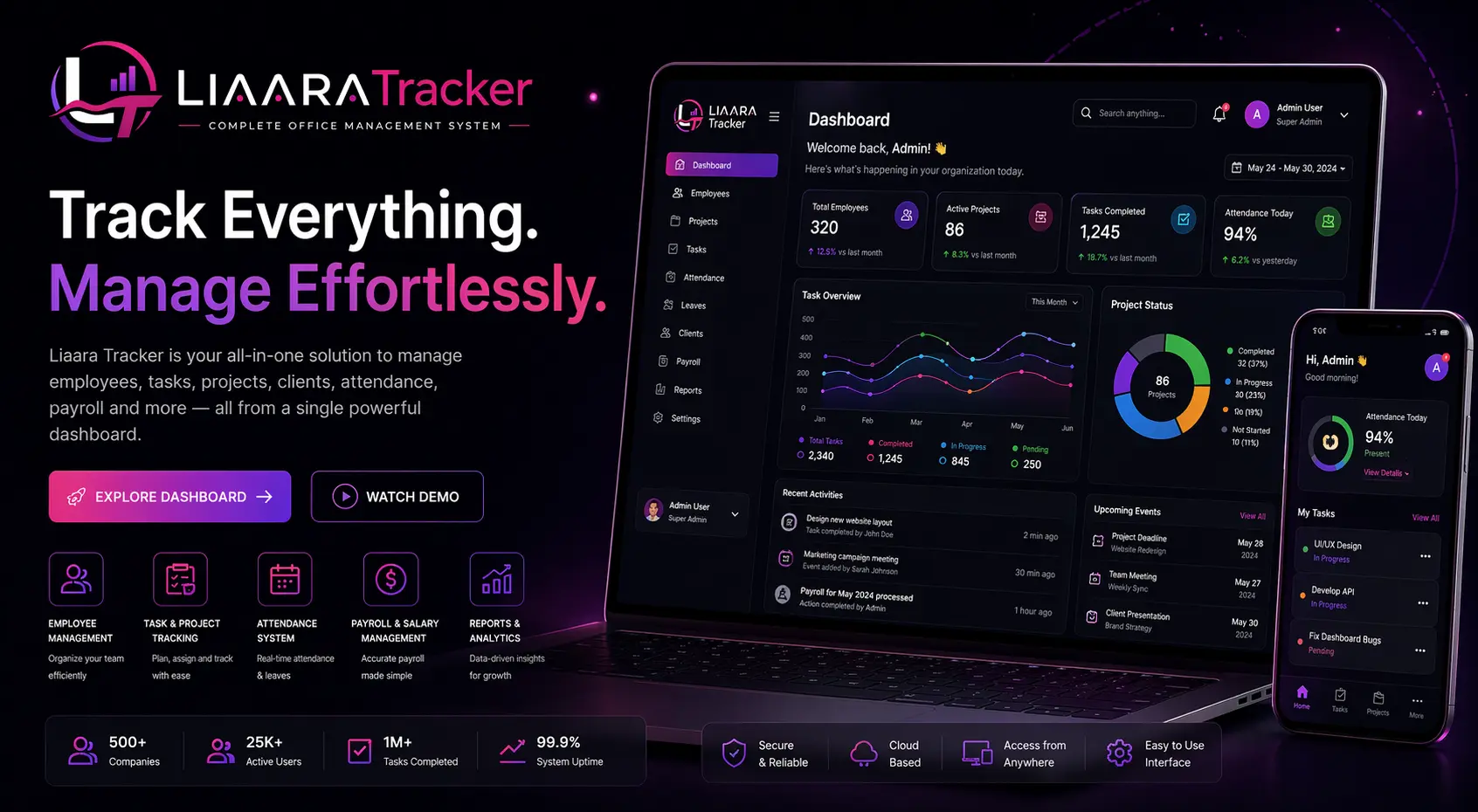 Website design company in Kuwait - Liaara Studio hero banner