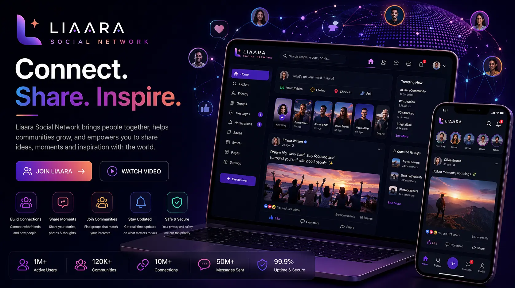 Website design company in Kuwait - Liaara Studio hero banner