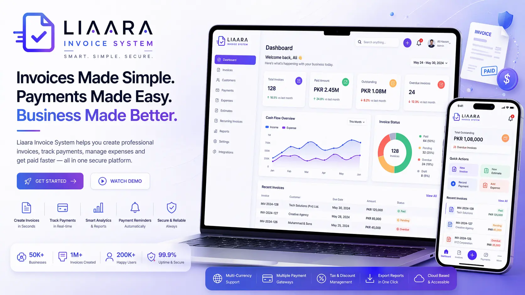 Liaara Invoice System