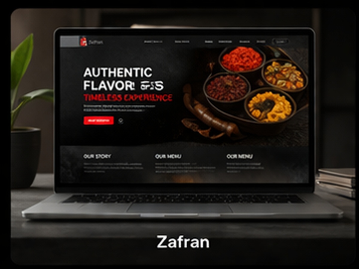 Restaurant website design project in Kuwait by Liaara Studio